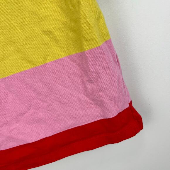 Mini Boden Chunky Rainbow Striped Short Sleeve Breton Tee Shirt 3-4 - Picture 3 of 7